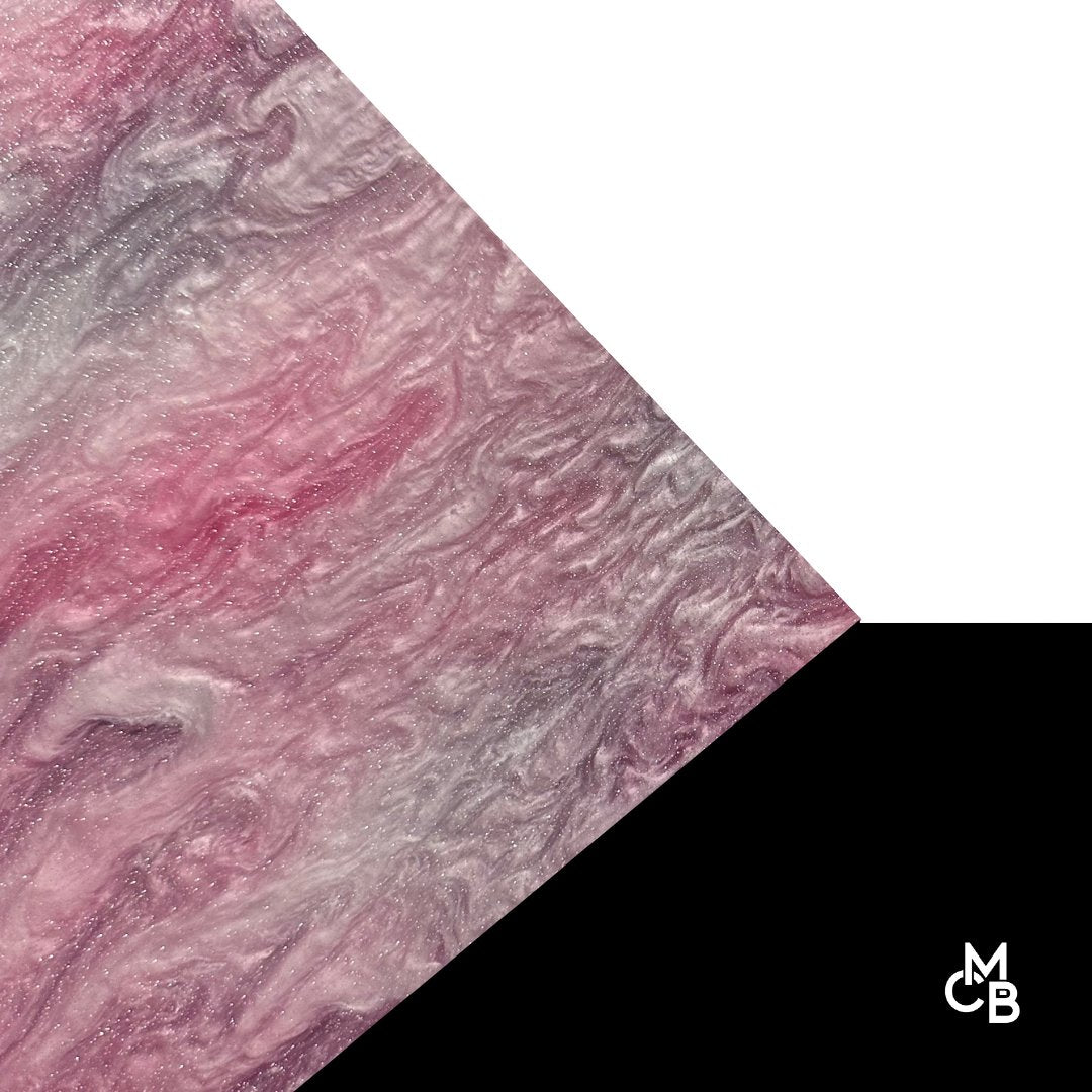 1/8" Fairy Blush Marbled Glitter Cast Acrylic Sheets - Acrylic Sheets